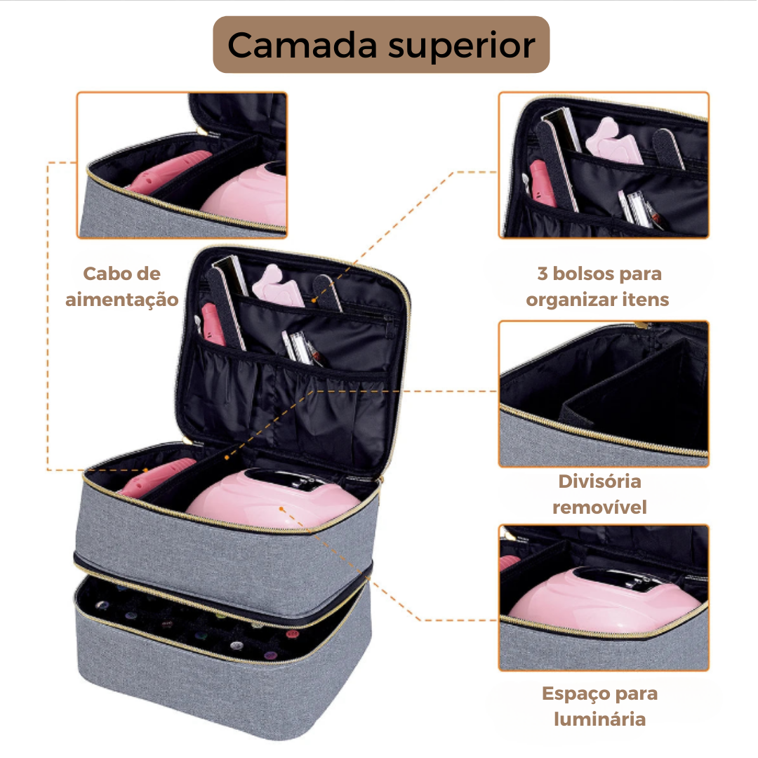 Bolsa Organizadora de Acessórios com camada dupla