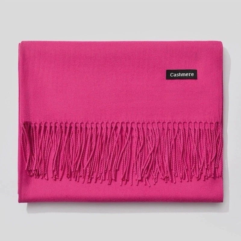 Cachecol Pashmina Feminino Grosso de Inverno