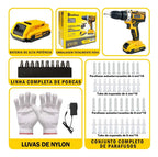 Parafusadeira e Furadeira Premium 26V + 2 Bateria de Brinde