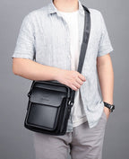 Bolsa Masculina lateral de Couro Forms
